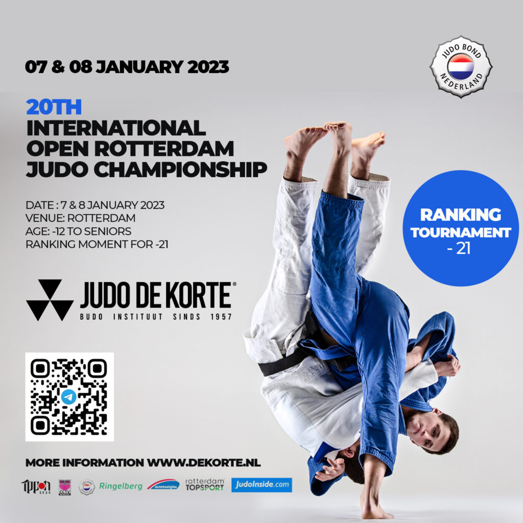 20th International Rotterdam Open Judo Tournament De Korte Sport en